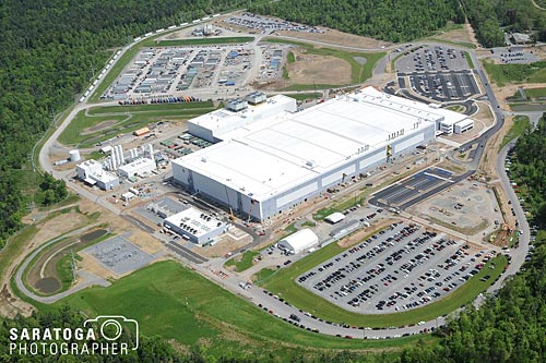 Aerial View Of Global Foundries In Saratoga